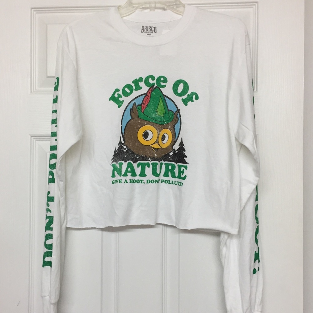📌3/$22 Give A Hoot Don’t Pollute Woodsy Owl graphic tee